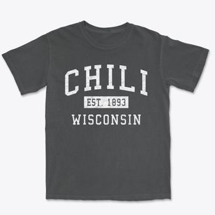 Chili Wisconsin Classic Established Premium Heavyweight T-shirt