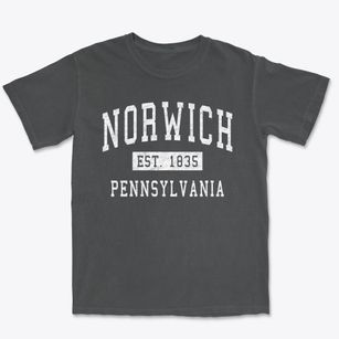 Norwich Pennsylvania Classic Established Premium Heavyweight T-shirt