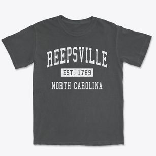 Reepsville North Carolina Classic Established Premium Heavyweight T-shirt