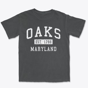Oaks Maryland Classic Established Premium Heavyweight T-shirt