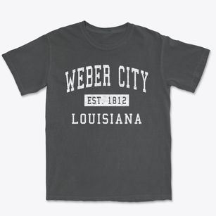 Weber City Louisiana Classic Established Premium Heavyweight T-shirt