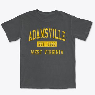 Adamsville West Virginia Classic Established Premium Heavyweight T-shirt