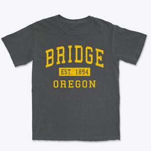 Bridge Oregon Classic Established Premium Heavyweight T-shirt