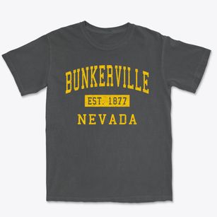 Bunkerville Nevada Classic Established Premium Heavyweight T-shirt