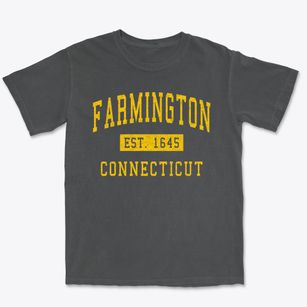 Farmington Connecticut Classic Established Premium Heavyweight T-shirt