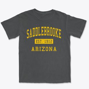 Saddlebrooke Arizona Classic Established Premium Heavyweight T-shirt