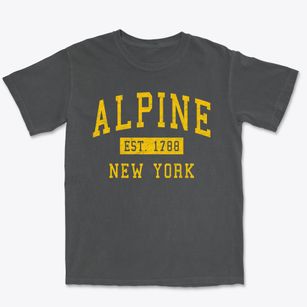 Alpine New York Classic Established Premium Heavyweight T-shirt