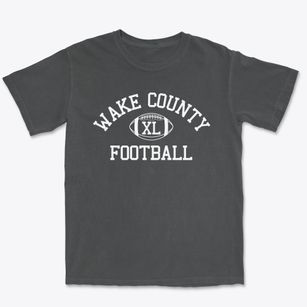 Wake County Academy Homeschool Classic Football Premium Heavyweight T-shirt