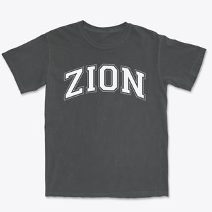 Zion Lutheran School Varsity Arch Premium Heavyweight T-shirt