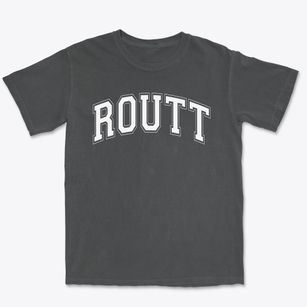 Routt Catholic High School Varsity Arch Premium Heavyweight T-shirt