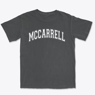 Mccarrell Christian Academy Varsity Arch Premium Heavyweight T-shirt