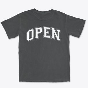 Open Bible Academy Varsity Arch Premium Heavyweight T-shirt