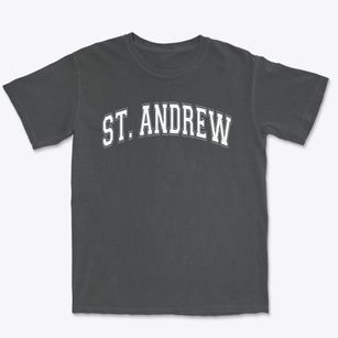 St Andrew Church Varsity Arch Premium Heavyweight T-shirt