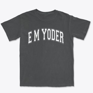 E M Yoder Elementary School Varsity Arch Premium Heavyweight T-shirt