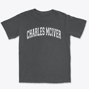Charles Mciver School Varsity Arch Premium Heavyweight T-shirt