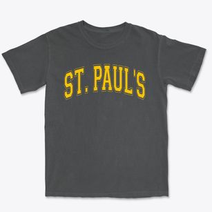 Saint Paul's Lutheran School Varsity Arch Premium Heavyweight T-shirt