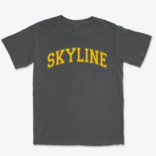 Skyline High School Varsity Arch Premium Heavyweight T-shirt