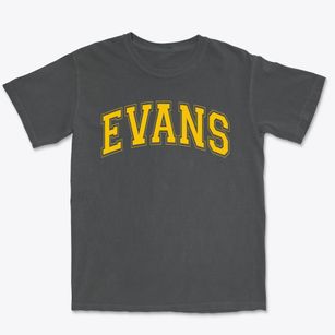 Evans Elementary School Varsity Arch Premium Heavyweight T-shirt