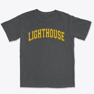 Lighthouse Christian Academy Varsity Arch Premium Heavyweight T-shirt