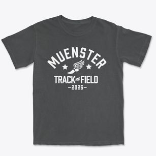 Muenster Elementary School Track and Field Premium Heavyweight T-shirt