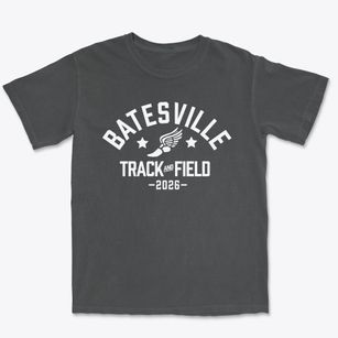 Batesville Middle School Track and Field Premium Heavyweight T-shirt