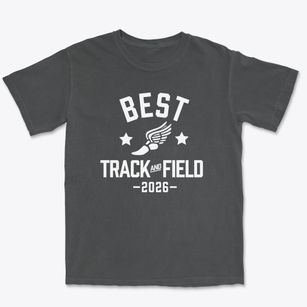 Best Elementary School Track and Field Premium Heavyweight T-shirt