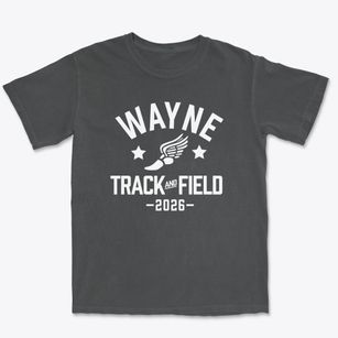 Wayne Middle School Track and Field Premium Heavyweight T-shirt