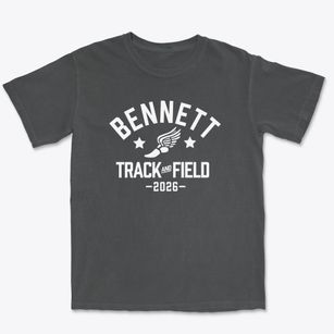 Bennett Elementary School Track and Field Premium Heavyweight T-shirt