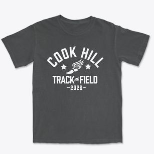 Cook Hill Elementary School Track and Field Premium Heavyweight T-shirt