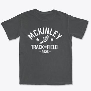 Mckinley Elementary School Track and Field Premium Heavyweight T-shirt
