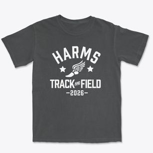 Harms Elementary School Track and Field Premium Heavyweight T-shirt