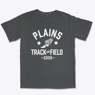 Plains High School Track and Field Premium Heavyweight T-shirt