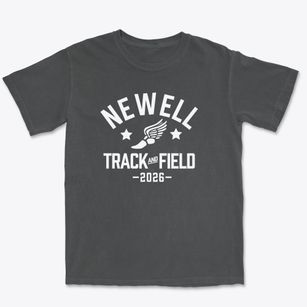Newell Elementary School Track and Field Premium Heavyweight T-shirt