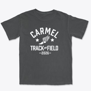 Carmel Middle School Track and Field Premium Heavyweight T-shirt