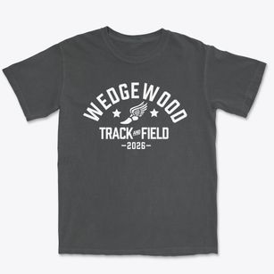 Wedgewood Middle School Track and Field Premium Heavyweight T-shirt