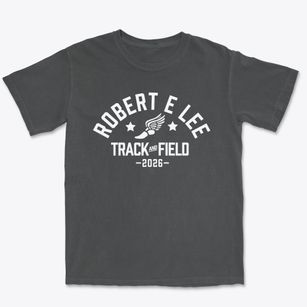 Robert E Lee Elementary School Track and Field Premium Heavyweight T-shirt