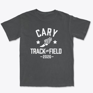 Cary Middle School Track and Field Premium Heavyweight T-shirt