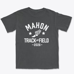 Mahon Early Childhood Center Track and Field Premium Heavyweight T-shirt