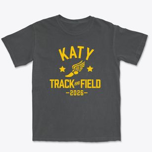 Katy Junior High Track and Field Premium Heavyweight T-shirt