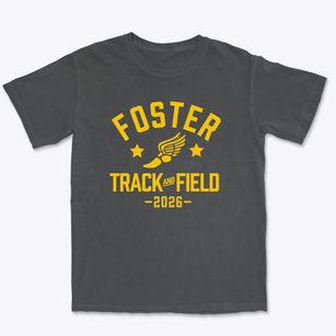 Foster Elementary School Track and Field Premium Heavyweight T-shirt