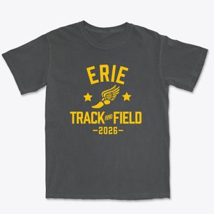 Erie Middle School Track and Field Premium Heavyweight T-shirt