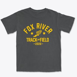 Fox River Christian School Track and Field Premium Heavyweight T-shirt