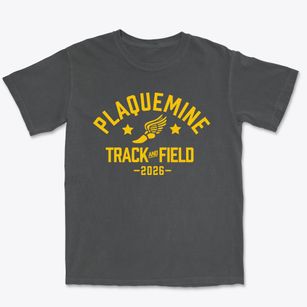 Plaquemine Christian School Track and Field Premium Heavyweight T-shirt