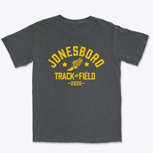 Jonesboro High School Track and Field Premium Heavyweight T-shirt