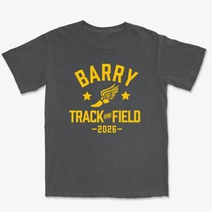Barry School Track and Field Premium Heavyweight T-shirt
