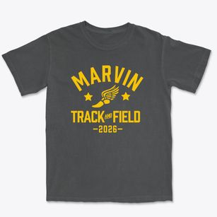 Marvin Elementary School Track and Field Premium Heavyweight T-shirt