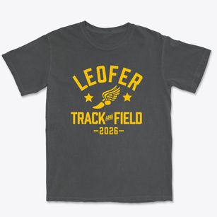 Leofer Alternative High School Track and Field Premium Heavyweight T-shirt