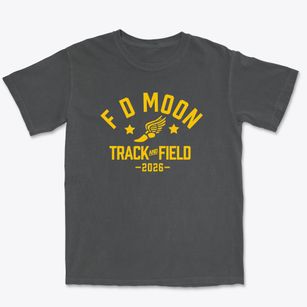 F D Moon Academy Track and Field Premium Heavyweight T-shirt