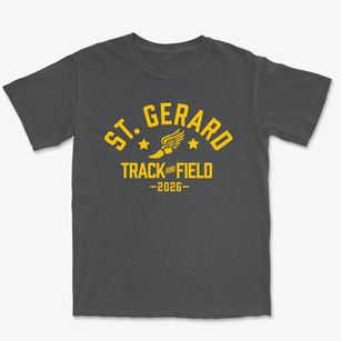 Saint Gerard Catholic High School Track and Field Premium Heavyweight T-shirt