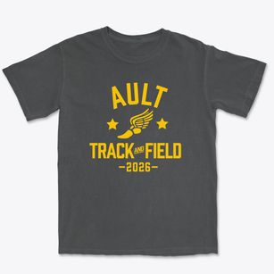 Ault Elementary School Track and Field Premium Heavyweight T-shirt
